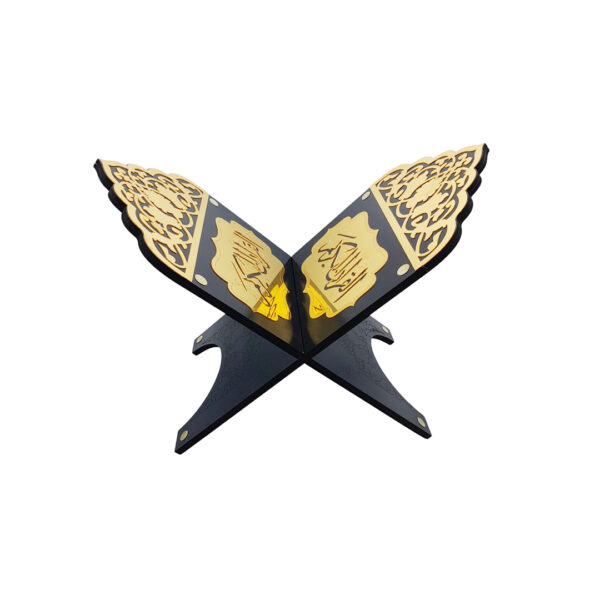 Un coran avec support - Noir – Image 3