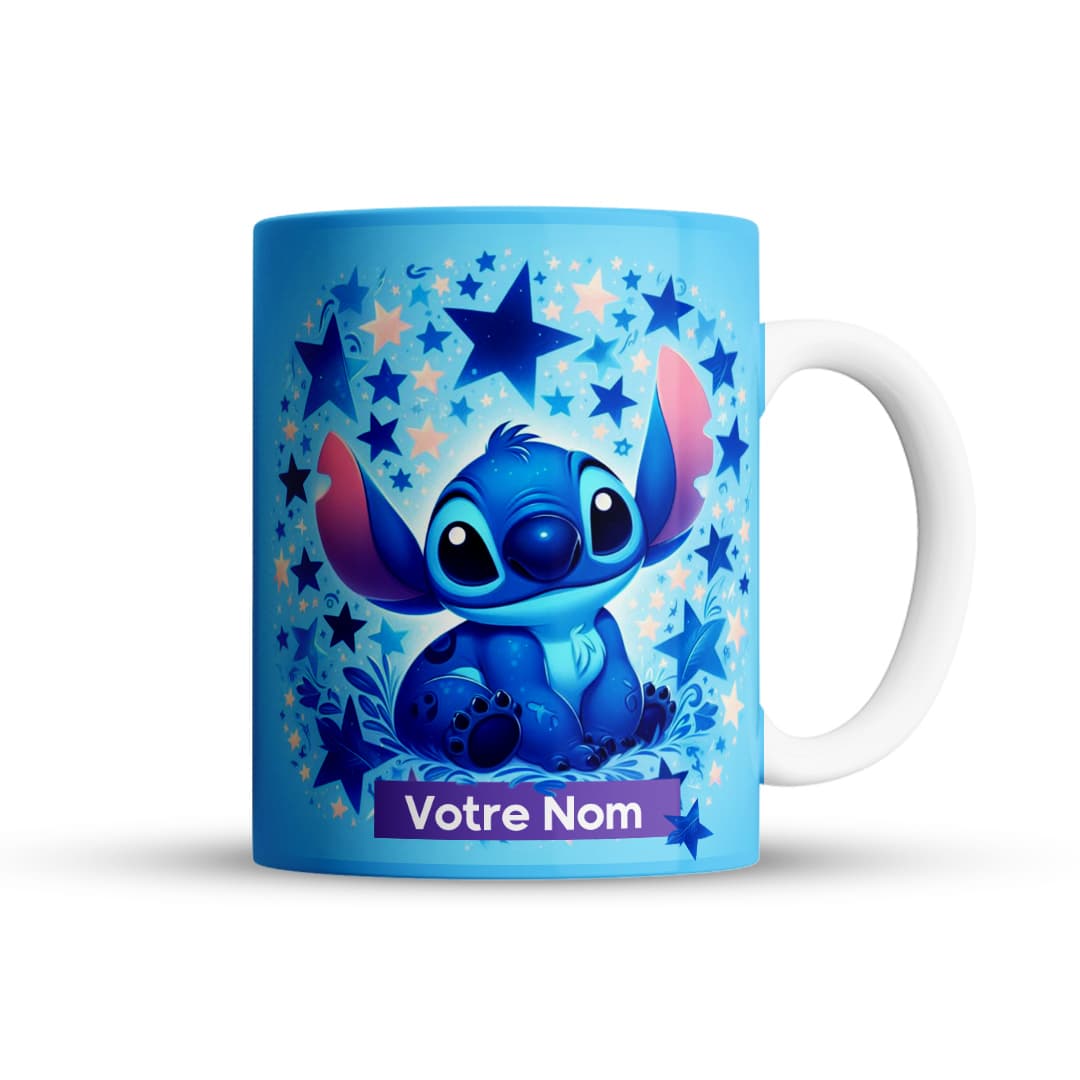 Mug Stitch Prénom personnalisé "Garçon"