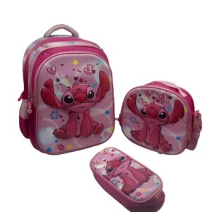 Pack scolaire Stitch, 3 pièces