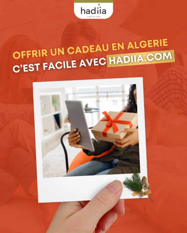 Offrir un cadeau en Algérie ?
✅ Rapide
✅ Sécurisé
✅ Livré avec amour
Sur hadiia.com, envoyez en quelques clics gâteaux, bijoux, électroménager, coffrets et + encore 🎁
Faites plaisir, sans frontières 🌍

#CadeauEnLigne #OffrirEnAlgérie #LivraisonAlgérie #Hadiia #FacileEtRapide